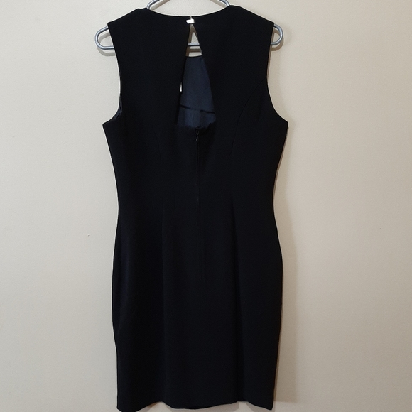 NWT H&M Black Dress With Beaded Neckline - Picture 4 of 7